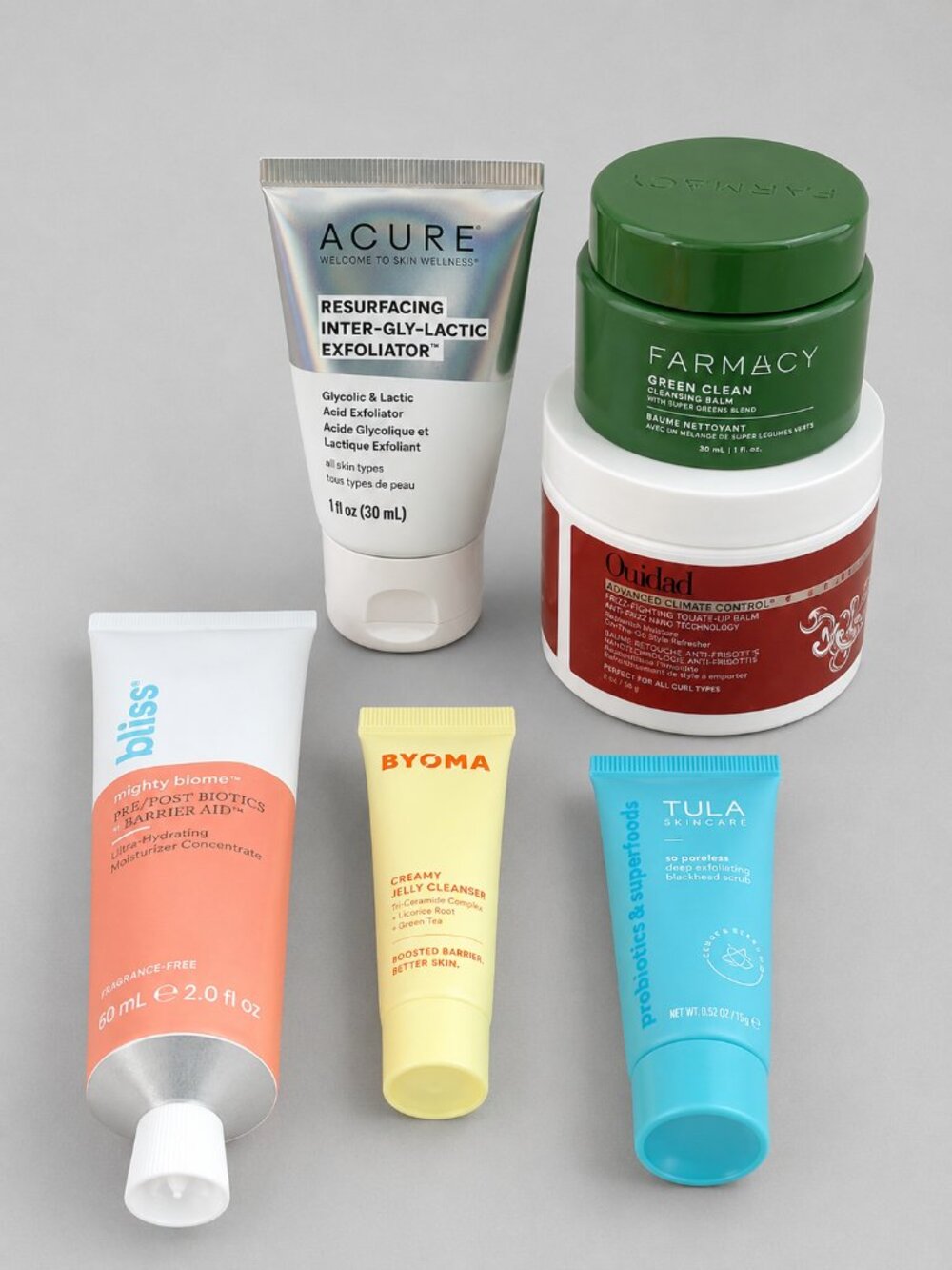 Skincare & Haircare Bundle Farmacy Bliss Acure Tula Byoma Ouidad – New
